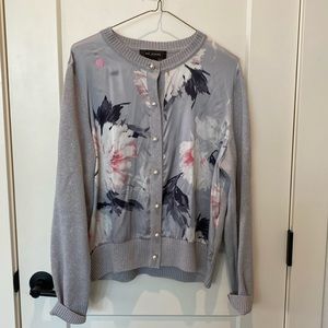St. John Button‎ Up Sweater